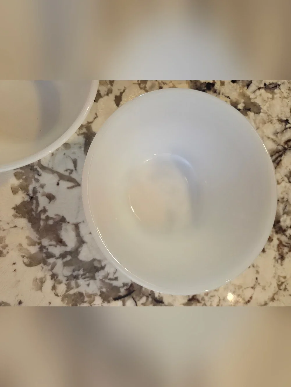 Federal Shield Oven Ware White Milk Glass Set of 2 Small 6